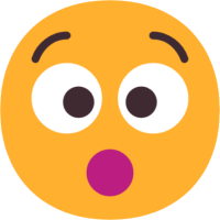 😯 Hushed Face Emoji