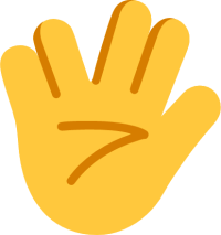 🖖 Vulcan Salute Emoji