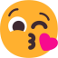 😘 Face Blowing a Kiss Emoji