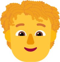 🧑‍🦱 Person: Curly Hair Emoji