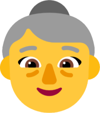 👵 Old Woman Emoji