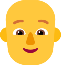 🧑‍🦲 Person: Bald Emoji