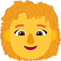 👩‍🦱 Woman: Curly Hair Emoji