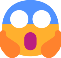 😱 Face Screaming in Fear Emoji