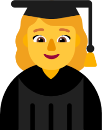 👩‍🎓 Woman Student Emoji