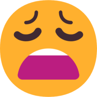 😩 Weary Face Emoji