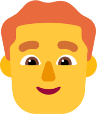 👨‍🦰 Man with Red Hair Emoji