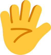 🖐️ Hand with Fingers Splayed Emoji