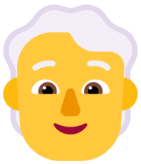 🧑‍🦳 Person: White Hair Emoji