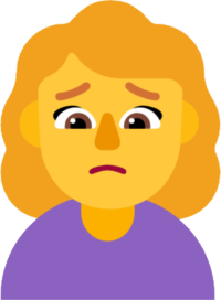 🙍‍♀️ Woman Frowning Emoji