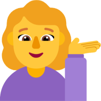 💁‍♀️ Woman Tipping Hand Emoji