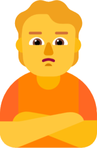 🙎 Person Pouting Emoji