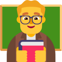 👨‍🏫 Man Teacher Emoji
