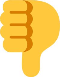 👎 Thumbs Down Emoji