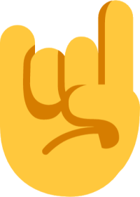 🤘 Sign of the Horns Emoji