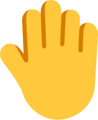 🤚 Raised Back of Hand Emoji