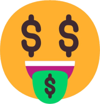 🤑 Money-Mouth Face Emoji